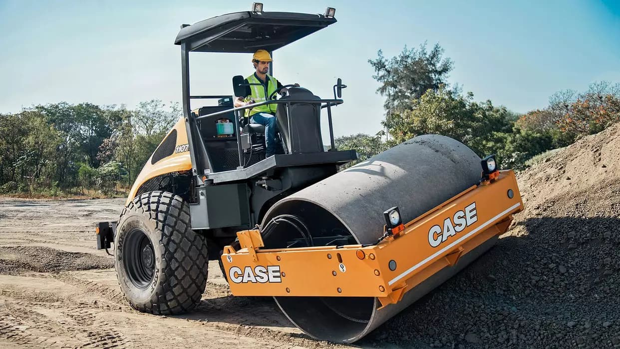 Rodillo compactador 1107EX — Compactación uniforme, acabado superior