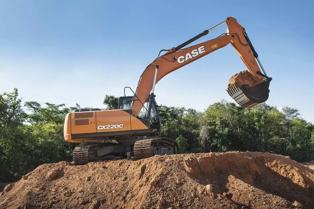 Excavadora CX 220C — Precisión y alcance en cada excavación